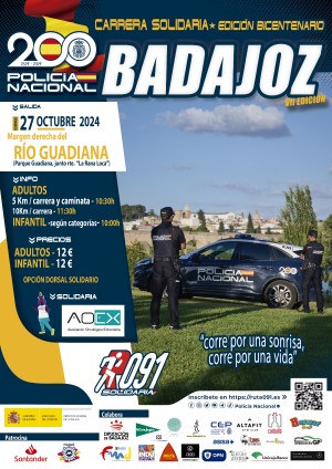 Carrera Solidaria “Badajoz Ruta 091” 2024